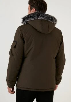 Hooded - Winterjas - Khaki -Jack and Jones Verkoopwinkel e6198060e2124de49bd0d2c4bfa31185