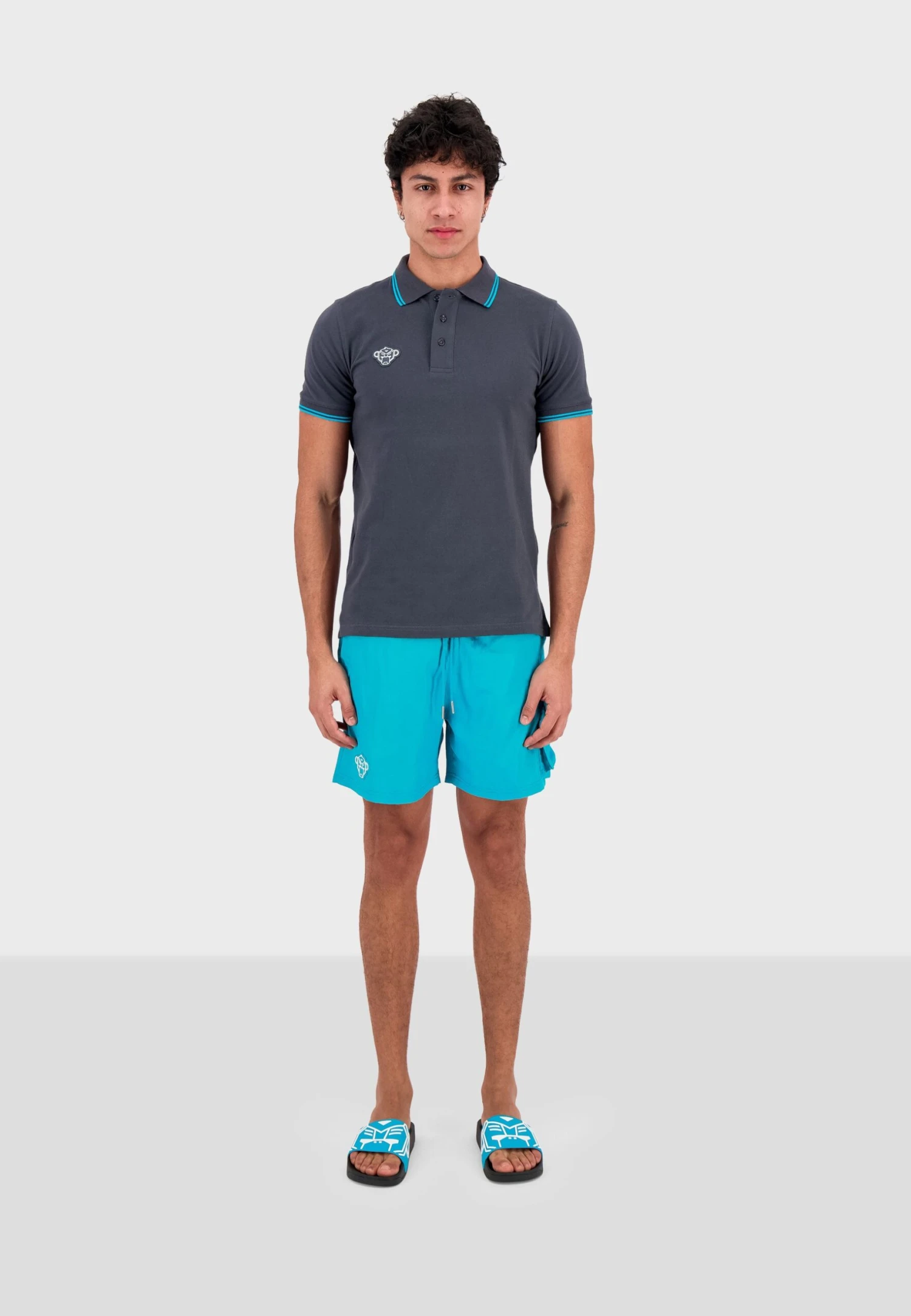 Nautical - Zwemshorts - Turquoise 4 Nautical - Zwemshorts - Turquoise - Afbeelding 2