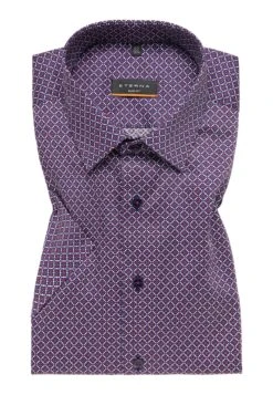 Eterna Bedrucktes Twill Kurzarm Slim Fit - Overhemd - Rot 12 Eterna Bedrucktes Twill Kurzarm Slim Fit - Overhemd - Rot -Jack and Jones Verkoopwinkel e63cc32eb6d14233863f4d0cd1133ab6