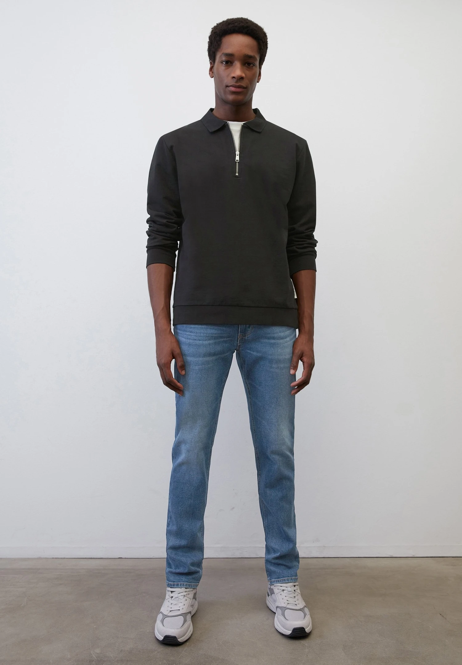 Marc O'Polo Sjöbo Shaped - Straight Leg Jeans - Retro Blue Wash 3 Marc O'Polo Sjöbo Shaped - Straight Leg Jeans - Retro Blue Wash