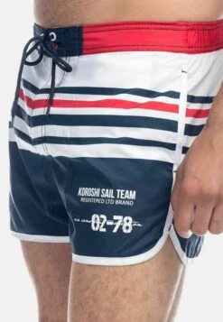 Koroshi Stripes Waist Rubber- Zwemshorts - Rojo Red -Jack and Jones Verkoopwinkel e686ebb729f745049e5ccf945652b35e