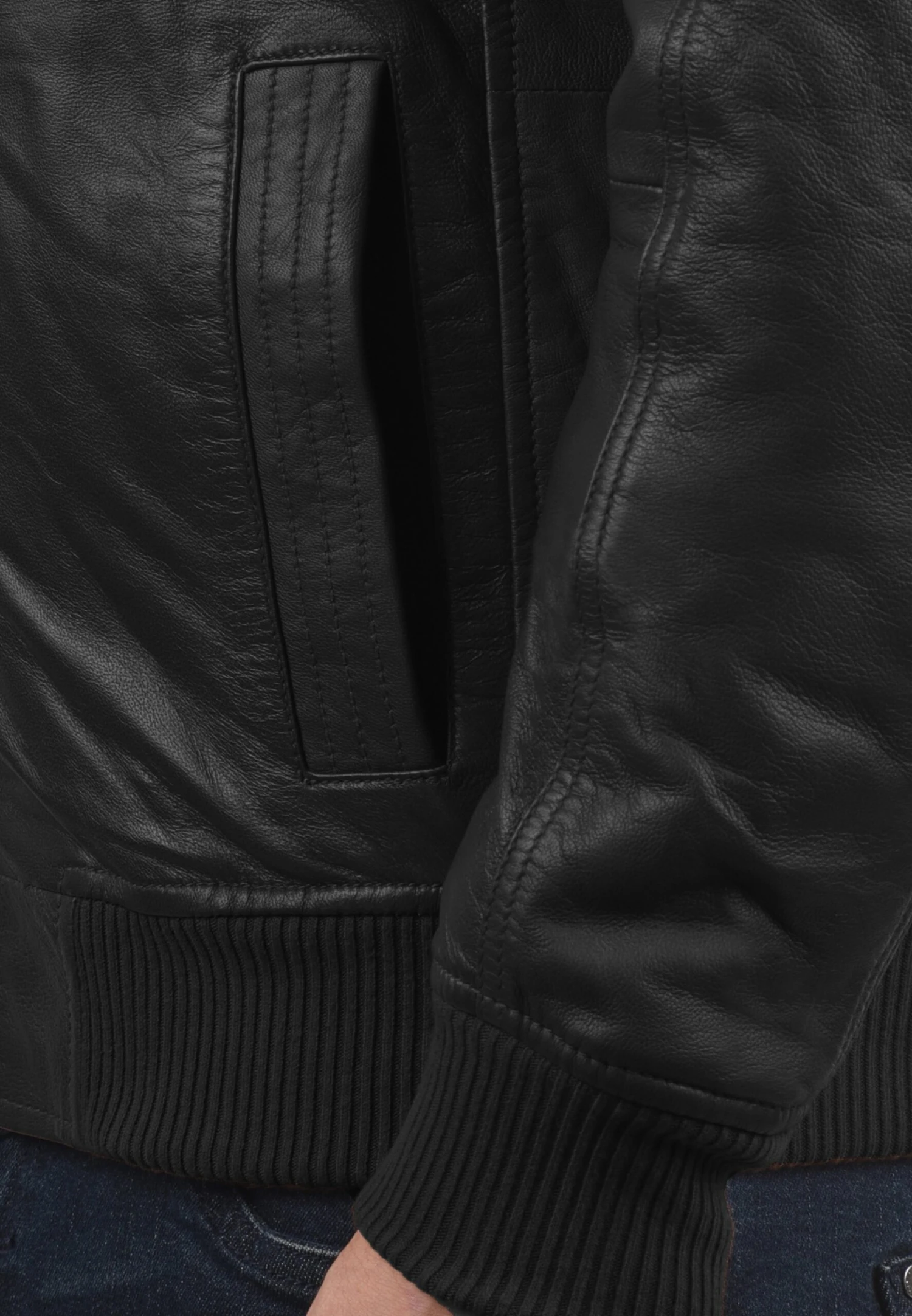 Solid Sdcamash - Leren Jas - Black 6 Solid Sdcamash - Leren Jas - Black - Afbeelding 4