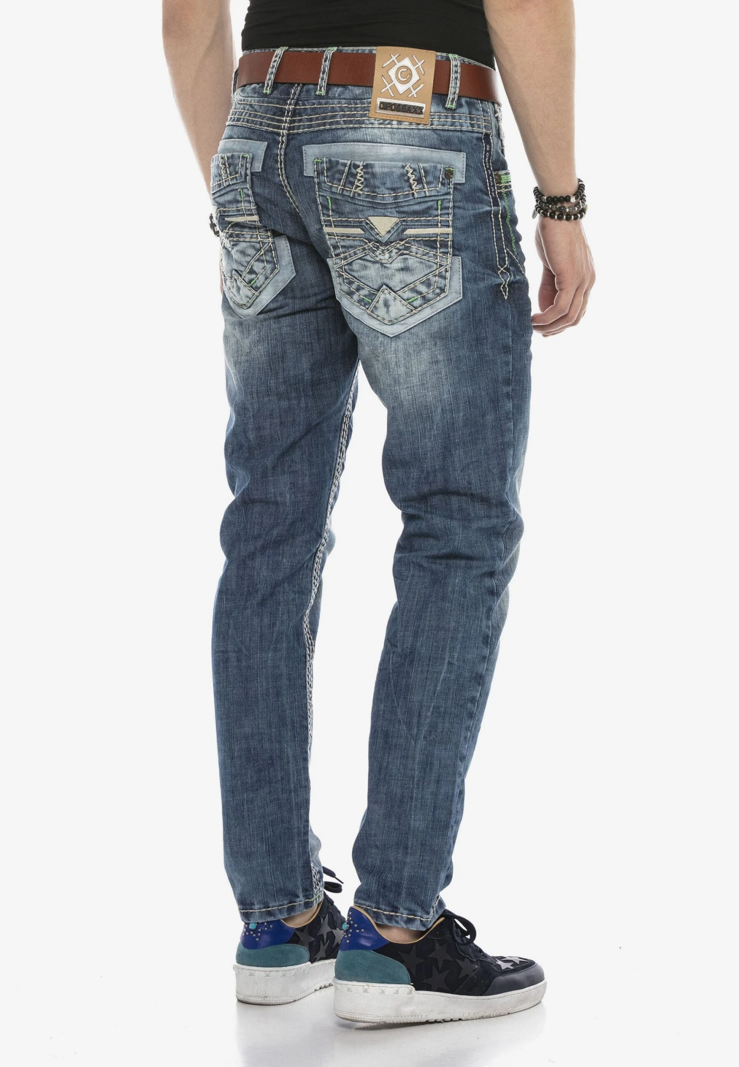 Cipo & Baxx Relaxed Fit Jeans - Blau 6 Cipo & Baxx Relaxed Fit Jeans - Blau - Afbeelding 4