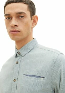 Tom Tailor Mit Struktur - Overhemd - Green White Squared Structure 12 Tom Tailor Mit Struktur - Overhemd - Green White Squared Structure -Jack and Jones Verkoopwinkel e83b452a87724cdcb7ae9e89830d652f