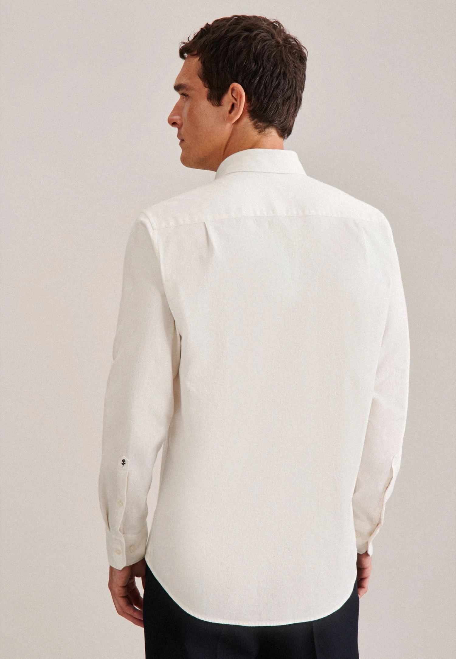 Seidensticker Casual - Overhemd - Ecru 5 Seidensticker Casual - Overhemd - Ecru - Afbeelding 3