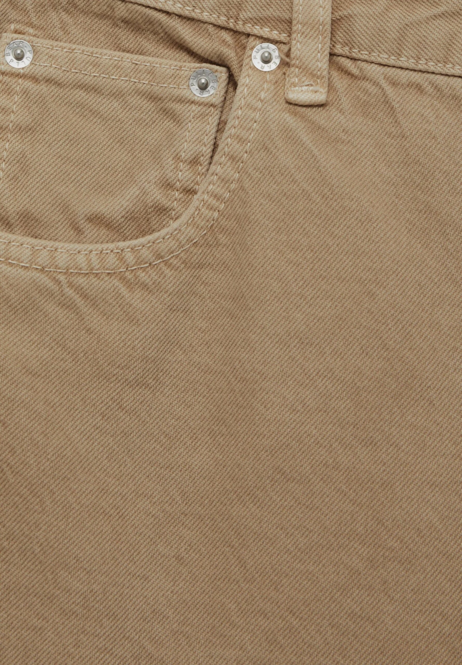 PULL & BEAR Baggy - Straight Leg Jeans - Camel 9 PULL & BEAR Baggy - Straight Leg Jeans - Camel - Afbeelding 7