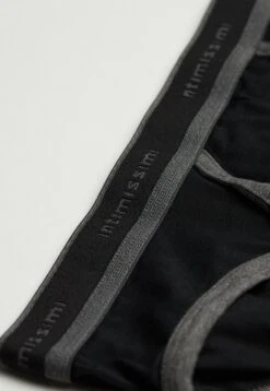 Intimissimi Supima Stretch - Slip - Schwarz - 385I - Black/Graphite Blend -Jack and Jones Verkoopwinkel e9ee5f78623f432285f510af0e3f4ac3
