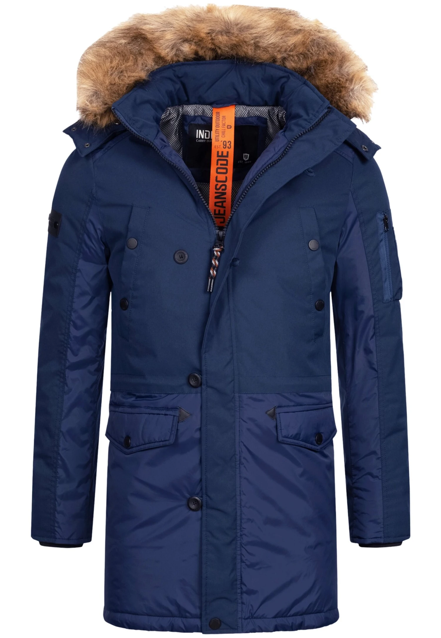 Indicode Jeans Jarl - Winterjas - Navy 7 Indicode Jeans Jarl - Winterjas - Navy - Afbeelding 5