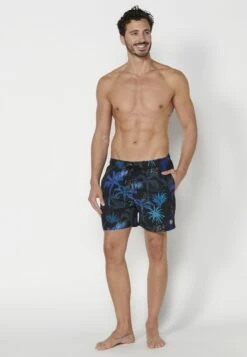 Koroshi Zwemshorts - Black/Blue/White -Jack and Jones Verkoopwinkel ea220f2a721c4f2b8f69948f3a3d6c90