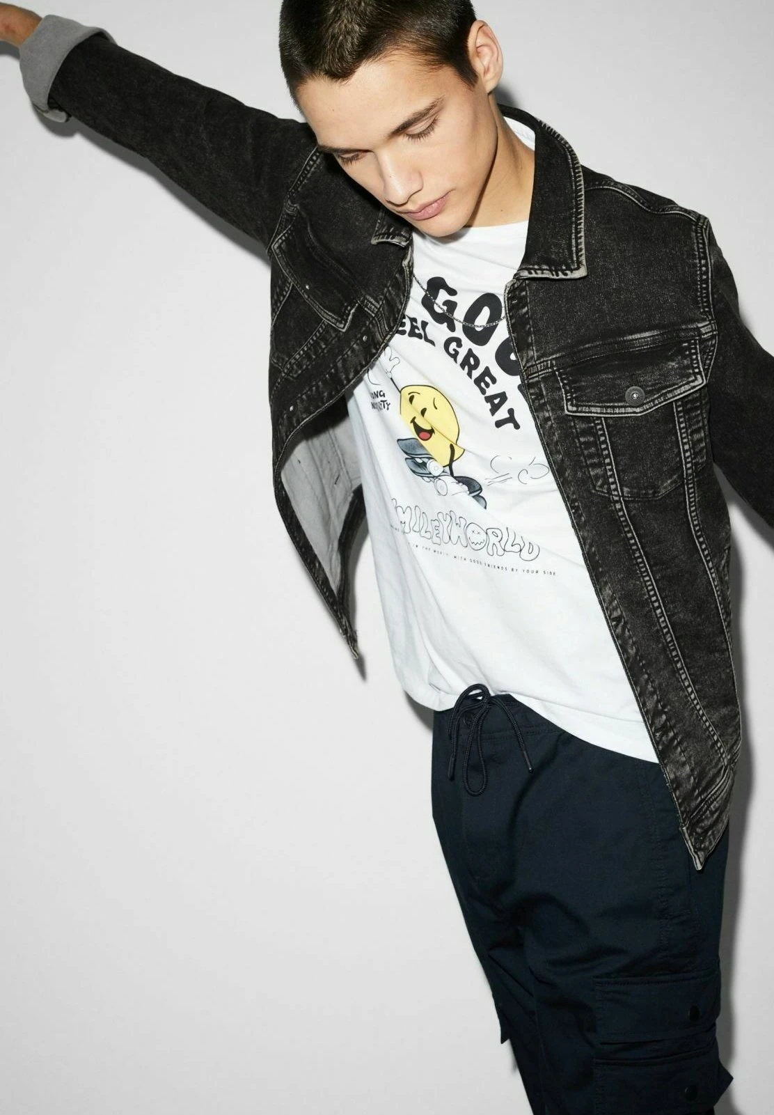 Spijkerjas - Denim Dark Gray 5 Spijkerjas - Denim Dark Gray - Afbeelding 3