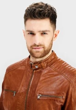 Nostockholm - Leren Jas - Cognac Gunmetal 10 Nostockholm - Leren Jas - Cognac Gunmetal -Jack and Jones Verkoopwinkel ea6251e7bc004e309ed91a605609728a