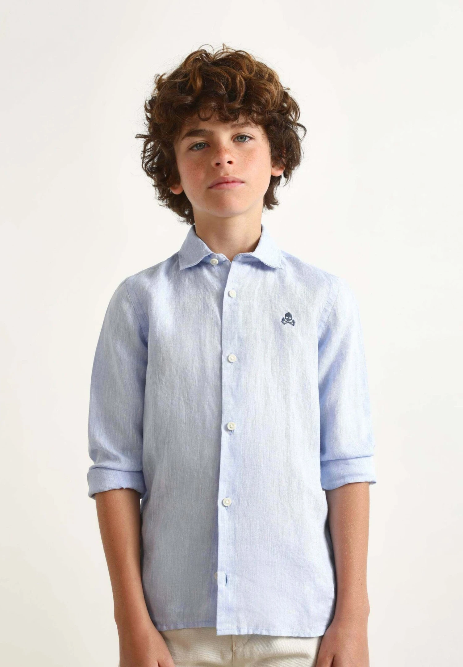 Scalpers Classic- Overhemd - Skyblue 3 Scalpers Classic- Overhemd - Skyblue