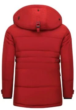Lange Gewatteerde - Winterjas - Rood -Jack and Jones Verkoopwinkel ea6f7b0754104a22b2844013bbe13c26