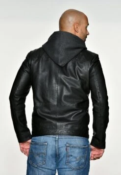 Maze Mit Kapuze 42020525 - Leren Jas - Black -Jack and Jones Verkoopwinkel eb9f094792ff4e8eb22a731fac2209db
