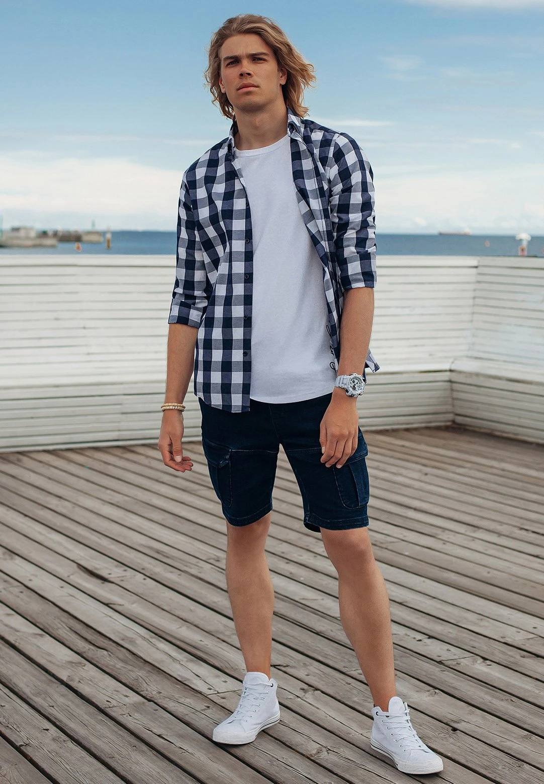 Jeansshort - Dark Jeans 6 Jeansshort - Dark Jeans - Afbeelding 4