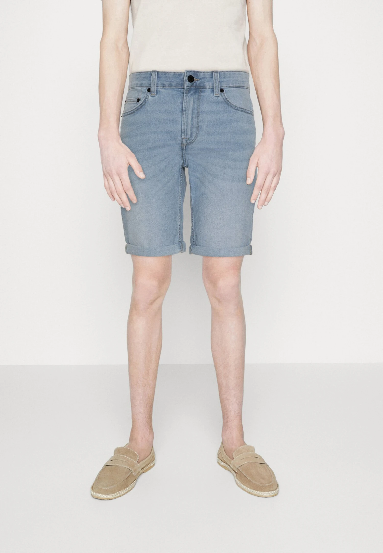 Only & Sons Onsply Life Fold Up - Jeansshort - Light Blue Denim 3 Only & Sons Onsply Life Fold Up - Jeansshort - Light Blue Denim