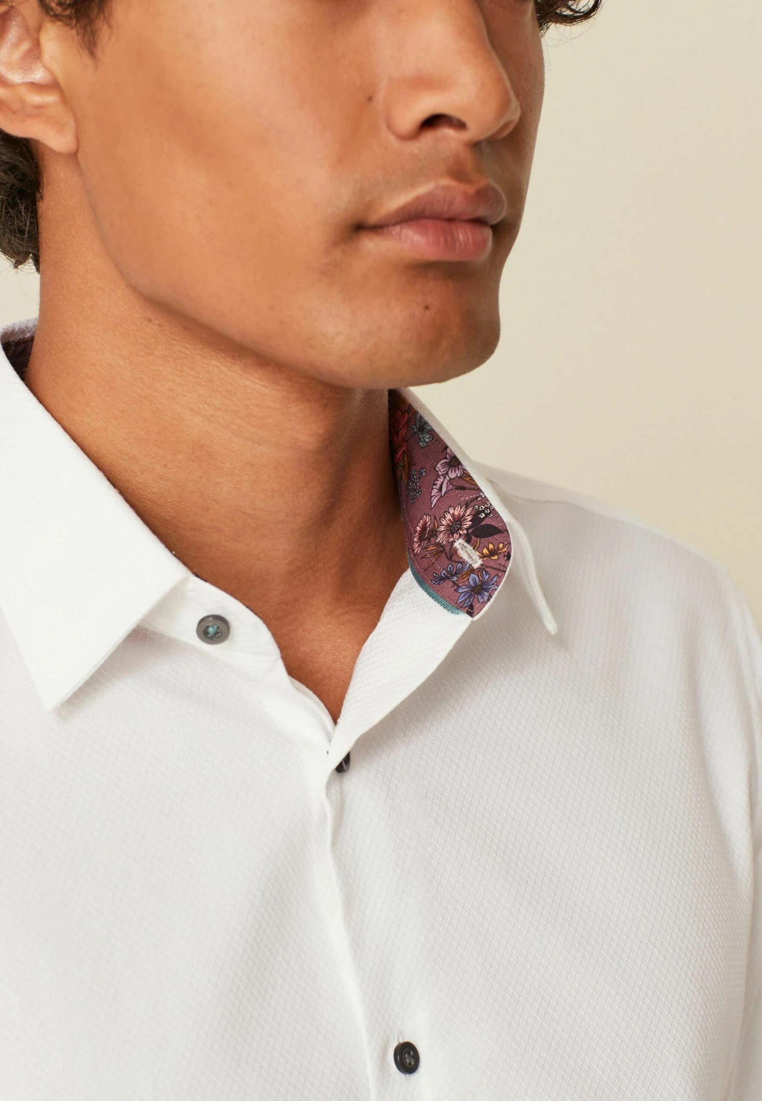 Next Textured Trimmed Single Cuff - Overhemd - White 5 Next Textured Trimmed Single Cuff - Overhemd - White - Afbeelding 3