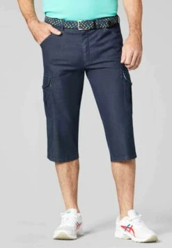 Meyer Bermuda- Jeansshort - Dunkelblau
