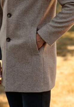 Next Epsom - Halflange Jas - Oatmeal Brown -Jack and Jones Verkoopwinkel ed62045717954018a1dd27d59c2055cc