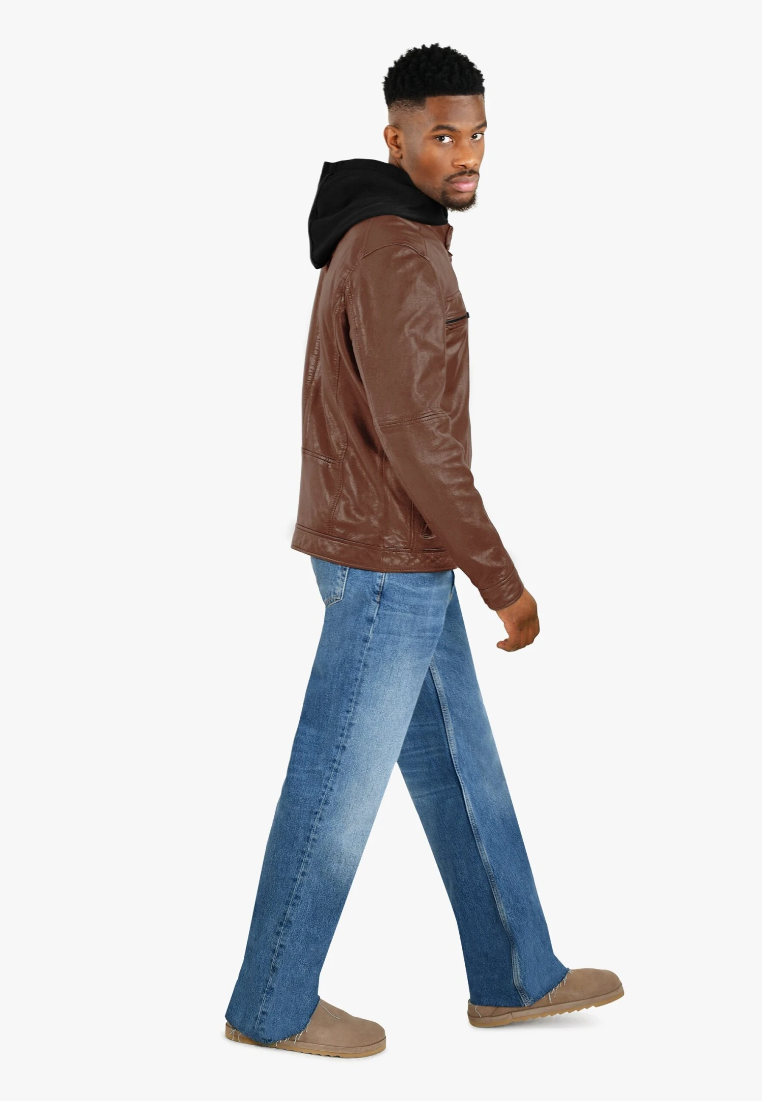 Oakwood Kingsley - Leren Jas - Brown 6 Oakwood Kingsley - Leren Jas - Brown - Afbeelding 4