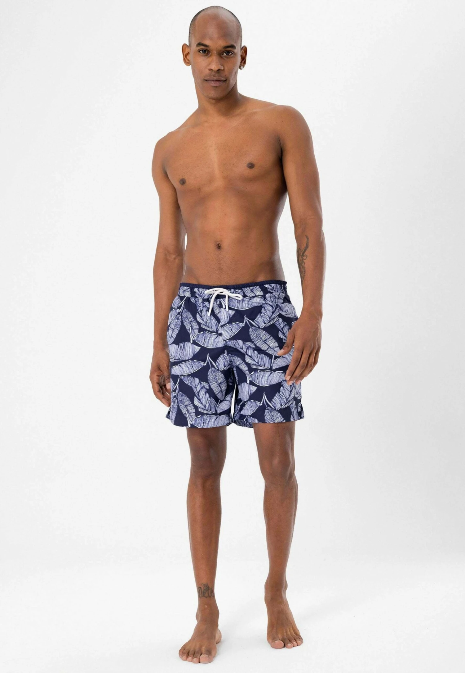 Zwemshorts - Navy/White 9 Zwemshorts - Navy/White - Afbeelding 7