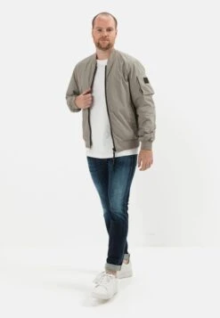 Bomberjacks - Steingrau -Jack and Jones Verkoopwinkel efaafdf7eb484e85bfc4d49caf3ef9d1