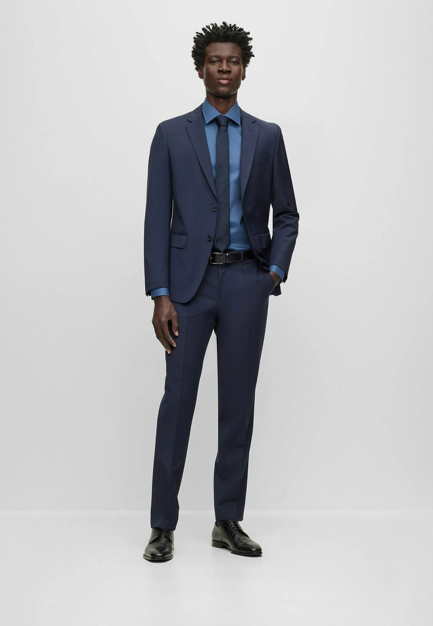 Boss H Hank Kent - Zakelijk Overhemd - Open Blue Fifteen 4 Boss H Hank Kent - Zakelijk Overhemd - Open Blue Fifteen - Afbeelding 2