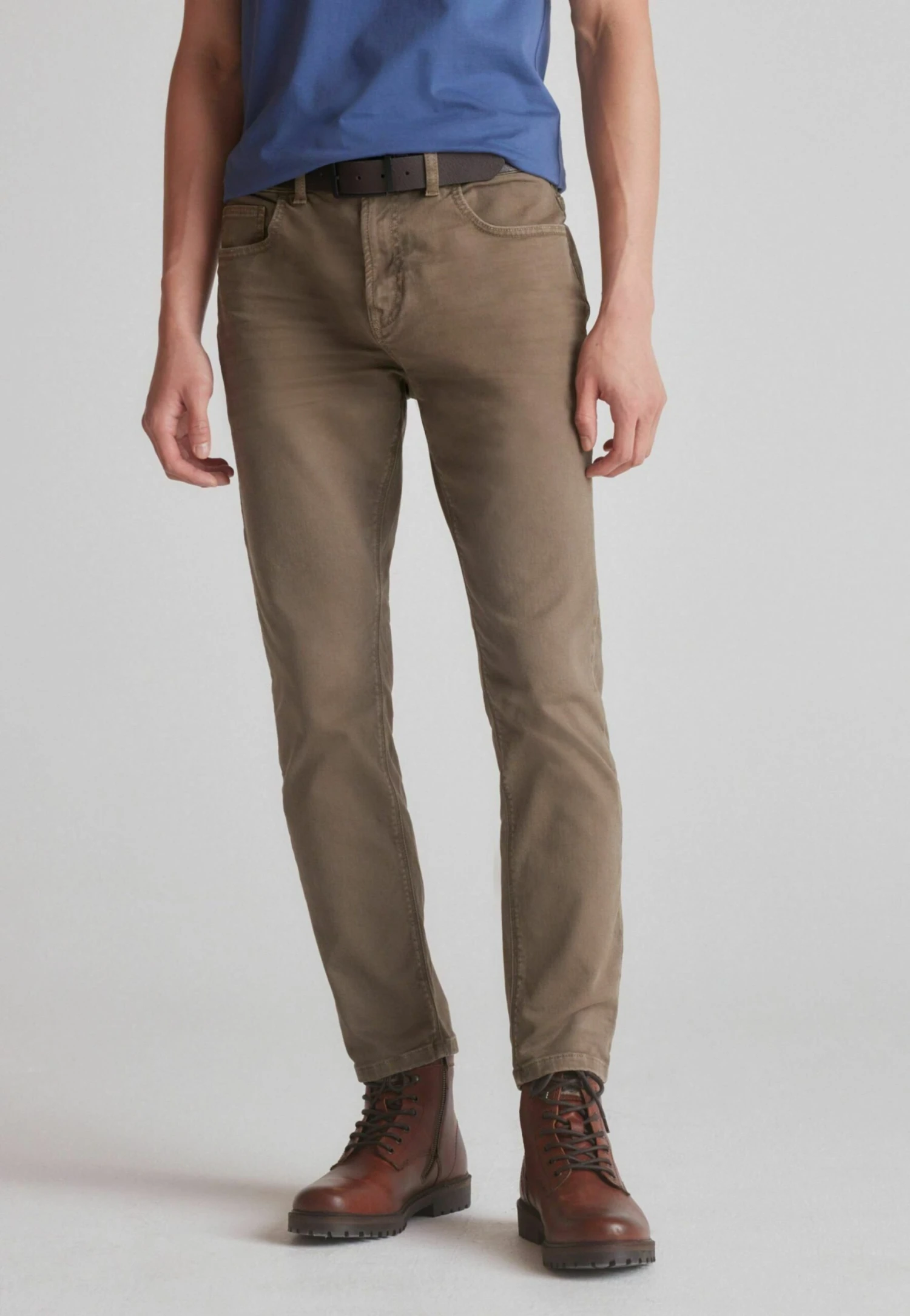 Next Belted - Slim Fit Jeans - Brown 3 Next Belted - Slim Fit Jeans - Brown