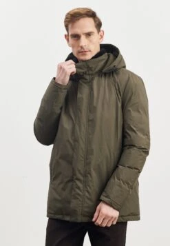 Standard Fit Plain - Winterjas - Khaki