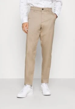 Selected Homme Slhslim Taperepton Flex Pants - Chino - Chinchilla