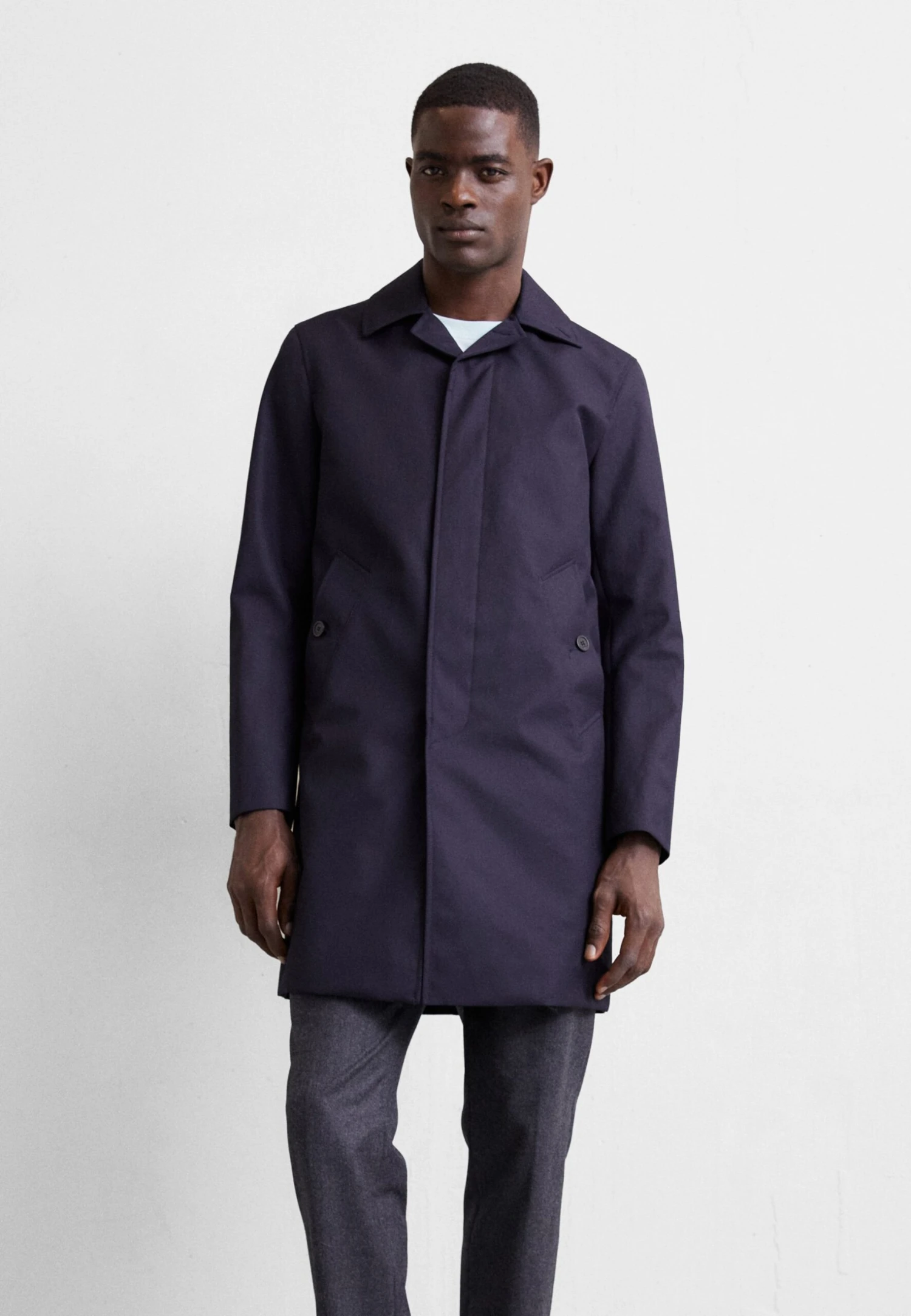 Sandro Trenchcoat - Marine 3 Sandro Trenchcoat - Marine