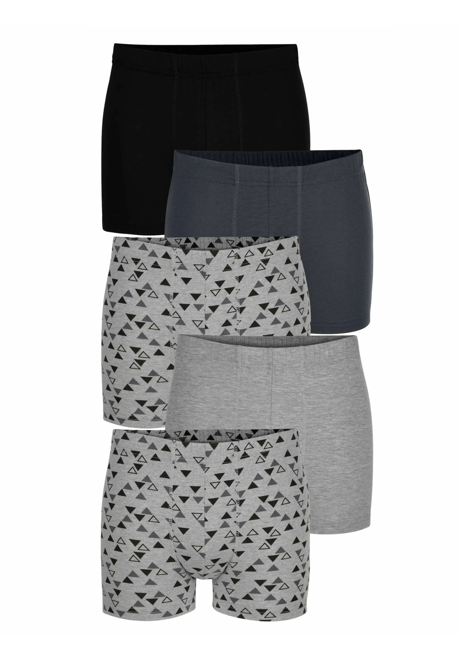 5 Pack - Onderbroeken - Grau 4 5 Pack - Onderbroeken - Grau - Afbeelding 2