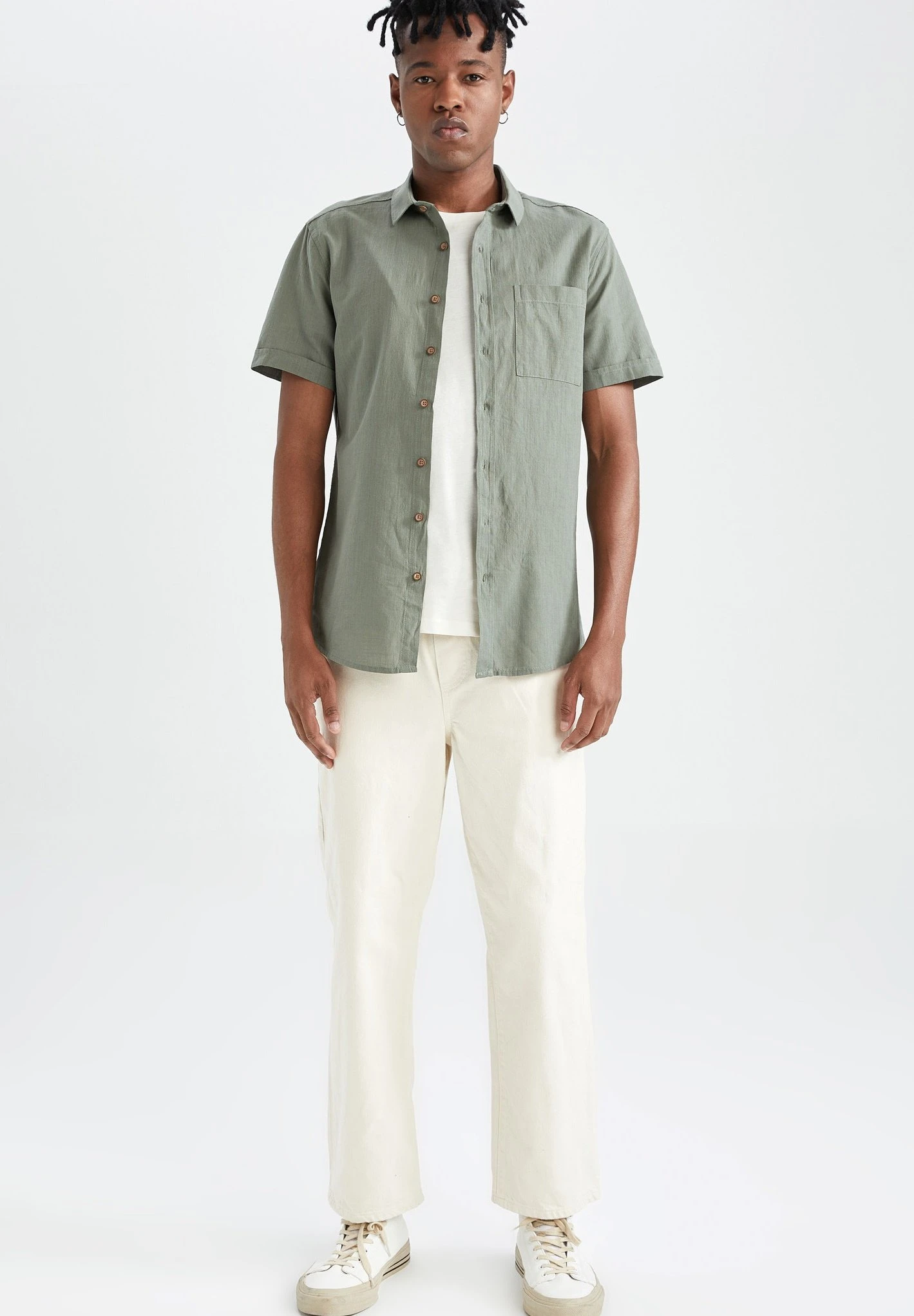 DeFacto Overhemd - Khaki 4 DeFacto Overhemd - Khaki - Afbeelding 2