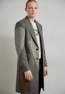 MOSCHINO Long Jacket - Mantel - Fantasy Grey