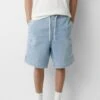 PULL & BEAR Soft-Bermuda - Jeansshort - Blue Denim -Jack and Jones Verkoopwinkel f2018b0fb502490a87ae7ebd7f89d26c