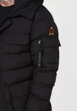 SikSilk Parka Coat - Winterjas - Black -Jack and Jones Verkoopwinkel f23269bcc0dc47f8bb3687a103cd978c