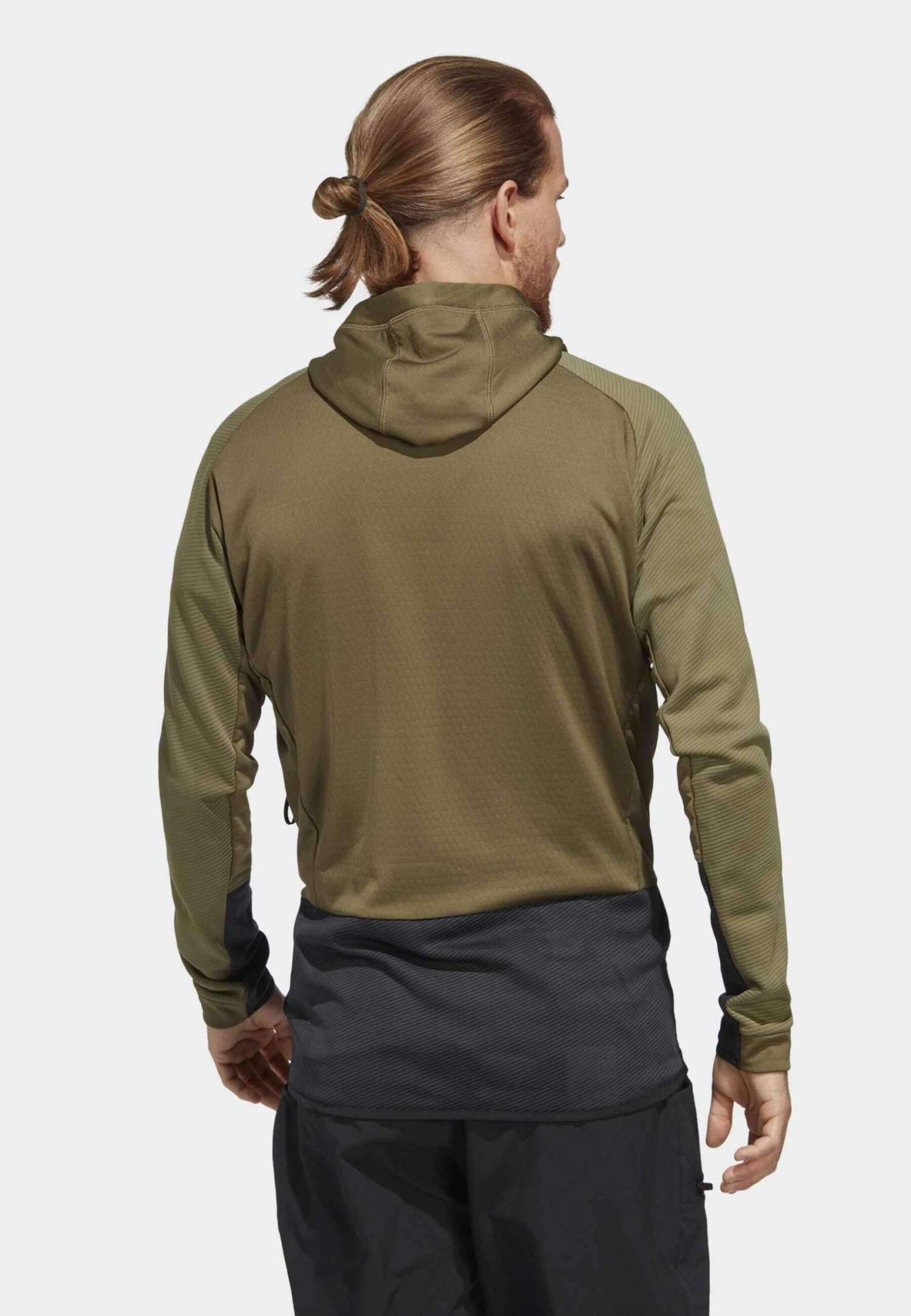 Adidas Sportswear Fleecejas - Focus Olive 4 Adidas Sportswear Fleecejas - Focus Olive - Afbeelding 2