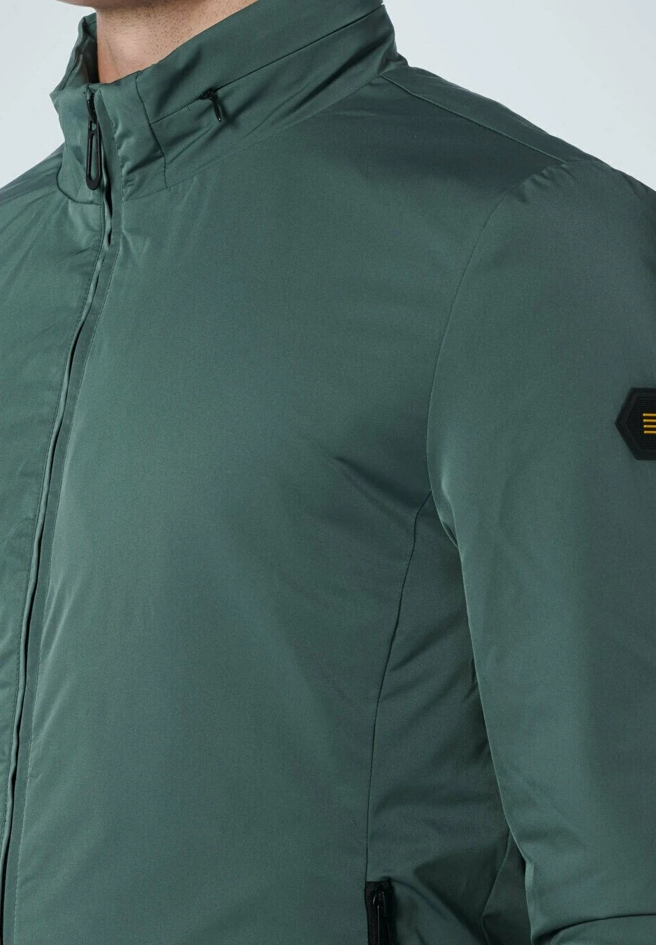 No-Excess Super Soft Finish Basic Full Zip- Jas - Dark Green 6 No-Excess Super Soft Finish Basic Full Zip- Jas - Dark Green - Afbeelding 4
