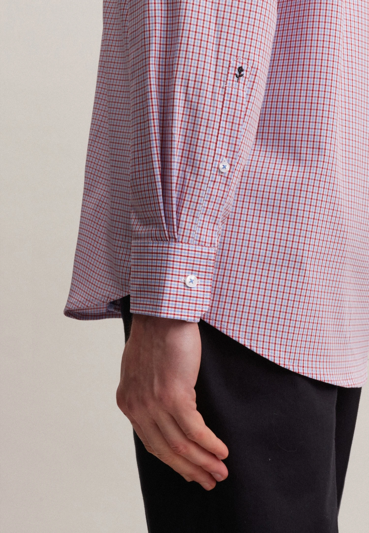 Seidensticker Comfort - Overhemd - Red 5 Seidensticker Comfort - Overhemd - Red - Afbeelding 3