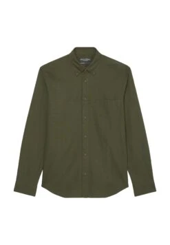 Marc O'Polo Chambray-Langarm Regular - Overhemd - Burnt Leaf