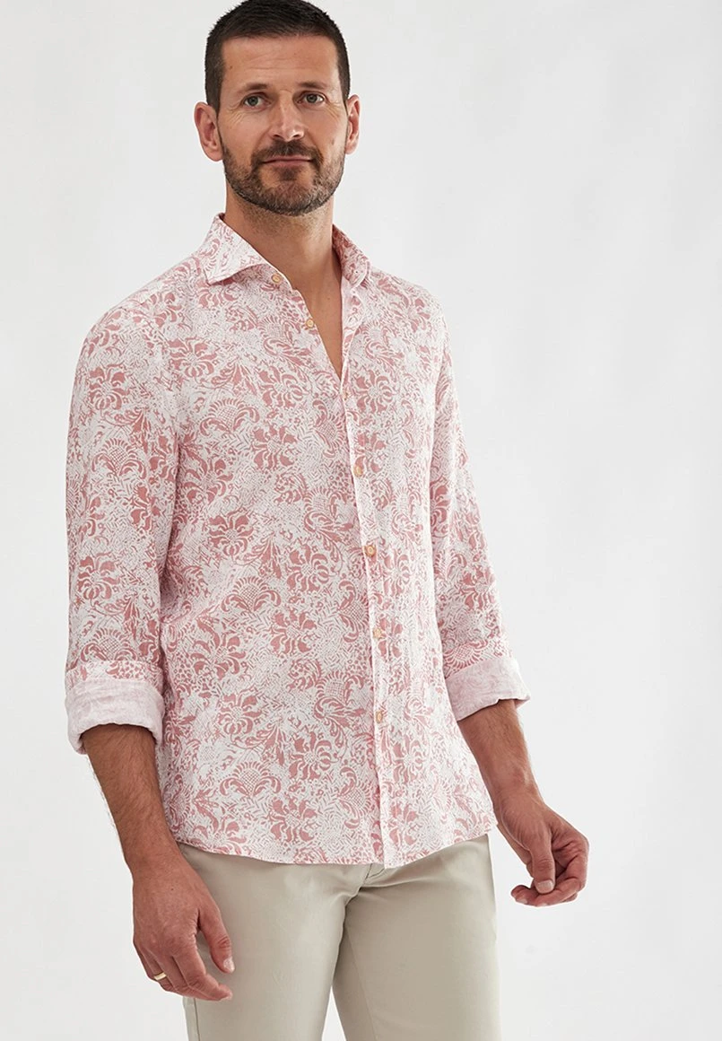 Printed - Overhemd - Coral 3 Printed - Overhemd - Coral