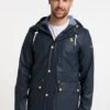 Schmuddelwedda Incus - Parka - Marine Marine Melange