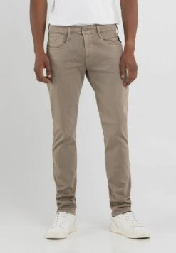 Replay M914Y 000 8366197 - Straight Leg Jeans - Sand