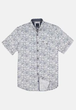 Kurzarm-Gemustert - Overhemd - Saphirblau 12 Kurzarm-Gemustert - Overhemd - Saphirblau -Jack and Jones Verkoopwinkel f4df68b7ae014e06aa76f31559ea953f