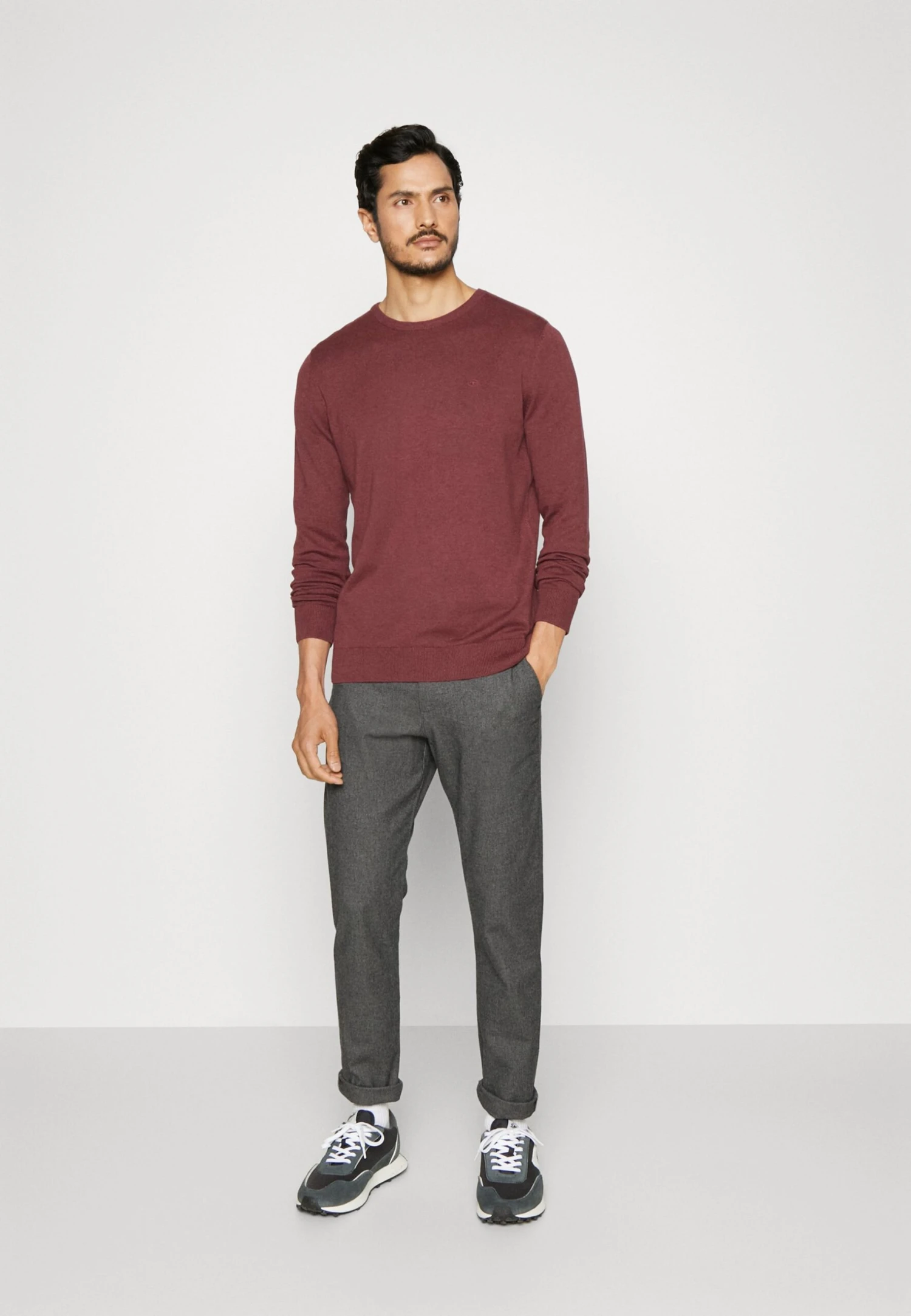 Selected Homme Slhslimtape Miles Brushed Pants - Broek - Dark Grey 4 Selected Homme Slhslimtape Miles Brushed Pants - Broek - Dark Grey - Afbeelding 2