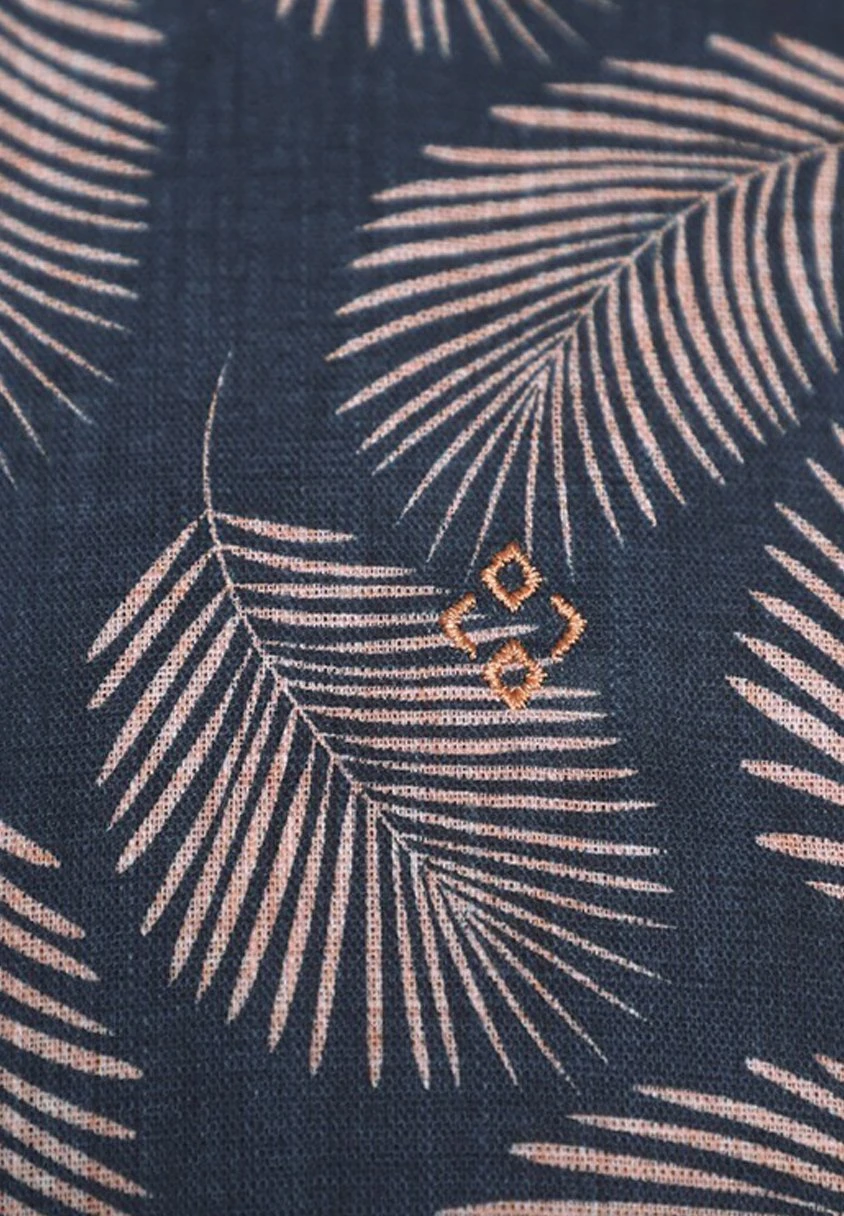 Kurzarm Duke Ernis - Overhemd - Dunkelblau Gemustert 7 Kurzarm Duke Ernis - Overhemd - Dunkelblau Gemustert - Afbeelding 5