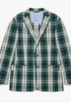 Classic-Fit Madras - Halflange Jas - Open Green -Jack and Jones Verkoopwinkel f7e34bb3b95a4ad5a2d205a6cb392264