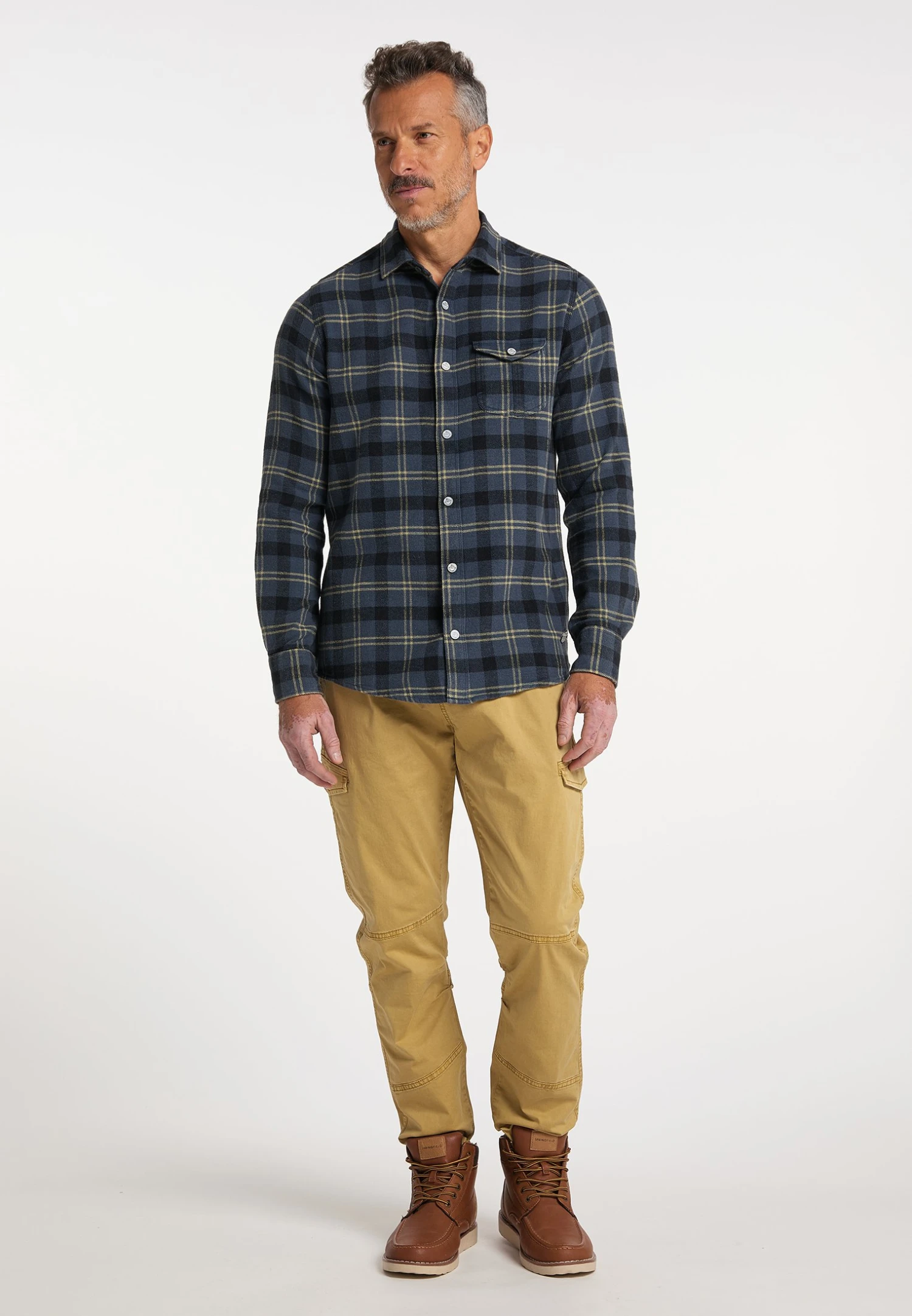 Dreimaster Tuxe - Overhemd - Marine 4 Dreimaster Tuxe - Overhemd - Marine - Afbeelding 2