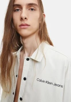 Calvin Klein Jeans Graphic- Overhemd - Eggshell -Jack and Jones Verkoopwinkel f9580676ecc6487592698ff2054f26a8