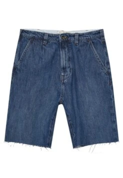 PULL & BEAR Wide-Leg With Darts - Bermuda- Jeansshort - Dark-Blue Denim -Jack and Jones Verkoopwinkel f9a4c82733994fb4b4a8dcc06097289a